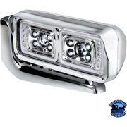 10 HIGH POWER LED PROJECTION HEADLIGHT ASSEMBLY WITH MOUNTING ARM (Choose Color) (Choose Side) LED Headlight Chrome / Driver's Side,Chrome / Passenger's Side,Black / Driver's Side,Black / Passenger's Side Gray