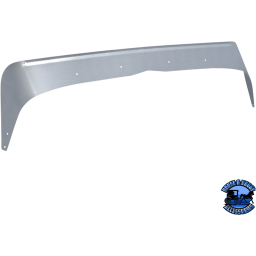 430 STAINLESS STEEL BUG SHIELD FOR PETERBILT 378/379 SHORT HOOD AND 357 #29018 BUG SHIELD Dark Gray