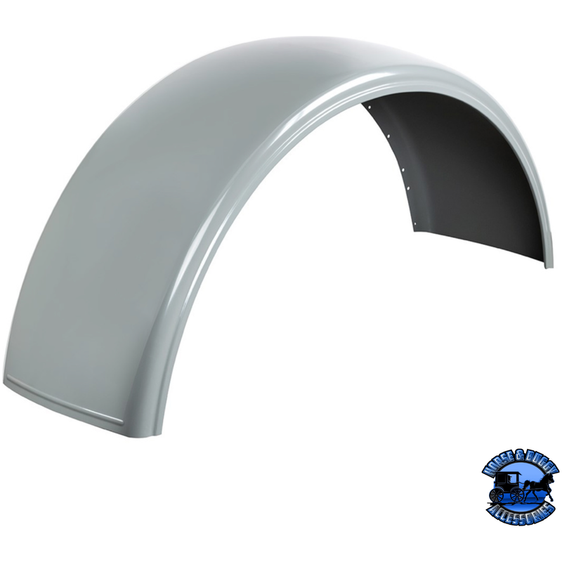 ALUMINUM FRONT FENDER FOR PETERBILT 357/379 (Choose Side) FENDER Passenger's Side Dark Gray