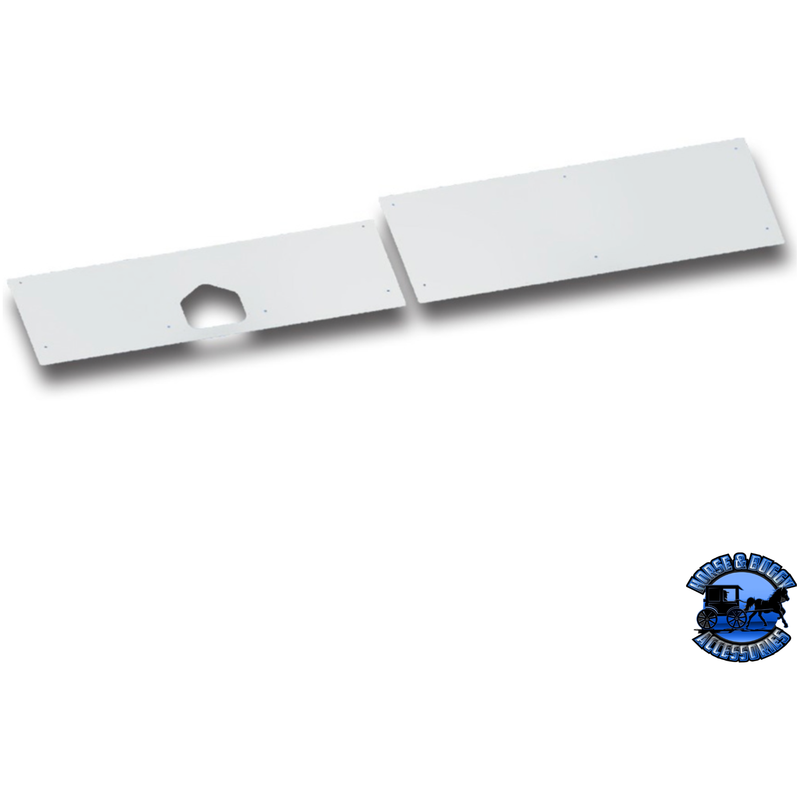 STAINLESS BATTERY/TOOL BOX PANEL FOR 1993-2007 PETERBILT 378/379 #29133 BATTERY & TOOL BOX TRIM Light Gray