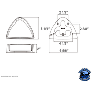 30 LED LOW PROFILE TURN SIGNAL LIGHT FOR 1987-2007 PETERBILT 379/378/357 (Choose Lens Color) TURN SIGNAL Amber,Clear Gray