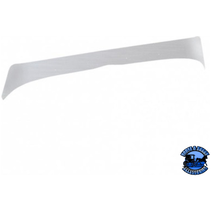 430 STAINLESS STEEL BUG SHIELD FOR PETERBILT 379 LONG HOOD #29000 BUG SHIELD Light Gray