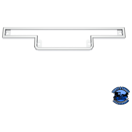 CHROME PLASTIC WARNING LIGHT PANEL BEZEL FOR 1990-2000 PETERBILT 379/378/377 (Choose Visor) Bezel Without,With Light Gray