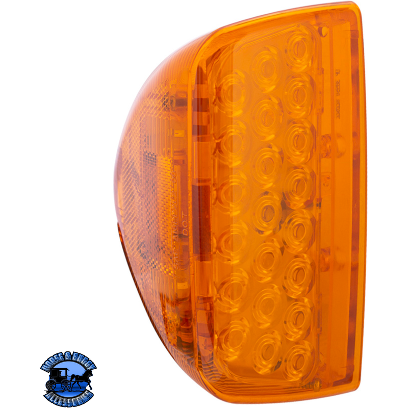 31 LED TURN SIGNAL LIGHT FOR 1987-2007 PETERBILT 379/378/357 (Choose Lens Color) TURN SIGNAL Amber,Clear Chocolate