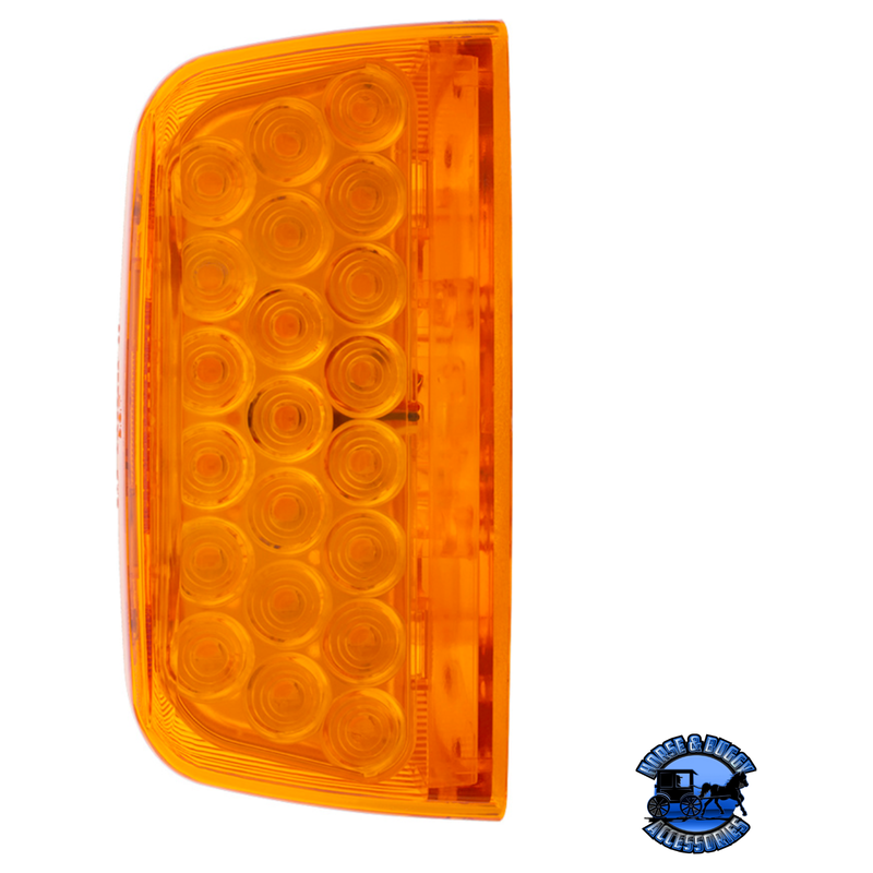 31 LED TURN SIGNAL LIGHT FOR 1987-2007 PETERBILT 379/378/357 (Choose Lens Color) TURN SIGNAL Amber,Clear Dark Orange