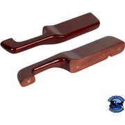 WOOD ARMREST FOR PETERBILT 379/378/377 (1988-2001) AND 335/330 (1995-2001) (PAIR) #88003 Armrest Saddle Brown