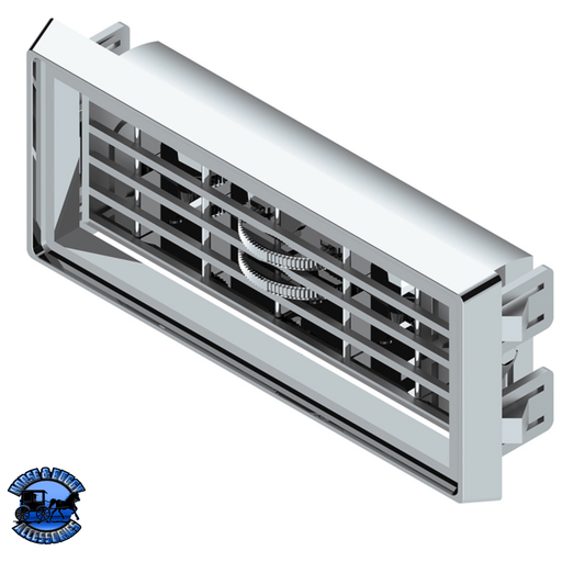 CHROME PLASTIC A/C VENT VENT FOR 1987-2000 PETERBILT #41018 A/C Vent Gray