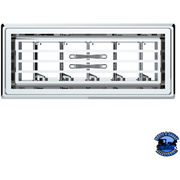 CHROME PLASTIC A/C VENT VENT FOR 1987-2000 PETERBILT #41018 A/C Vent Lavender