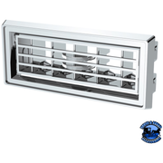 CHROME PLASTIC A/C VENT VENT FOR 1987-2000 PETERBILT #41018 A/C Vent Light Gray