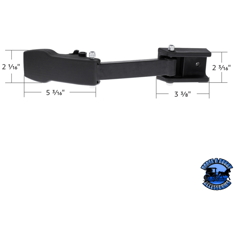 HOOD LATCH FOR KENWORTH T680 #43011 Latch Dark Slate Gray