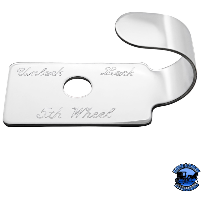 PETERBILT 379 STAINLESS SWITCH GUARD WITHOUT HOLDING NUT - FIFTH WHEEL #23002-1 Switch Guard Lavender