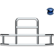 HIGHWAYSHIELD I85 R-304 STAINLESS STEEL GRILLE GUARD & BRACKET KIT (Choose Kit) HIGHWAYSHIELD FL Cascadia (08-17),PB 579 (12-21) 587 (10-16) KW T660 (08-17),Volvo VNL (03-17),International LT (18+) Prostar (06-17),FL Cascadia (18+),Volvo VNL (18+),KW T680/PB 579 (22+) Light Gray