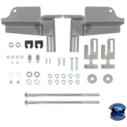 HIGHWAYSHIELD I40-304 STAINLESS STEEL GRILLE GUARD & BRACKET KIT (Choose Kit) HIGHWAYSHIELD FL Cascadia (08-17),KW T680 (13-21),PB 579 (12-21) 587 (10-16) KW T660 (08-17),Volvo VNL (03-17),International LT (18+)  Prostar (06-17),FL Cascadia (18+),Volvo VNL (18+),KW T680/PB 579 (22+) Light Slate Gray