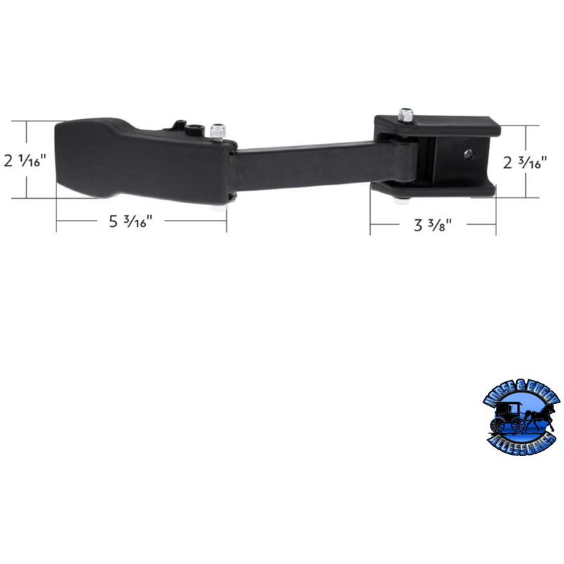 HOOD LATCH FOR KENWORTH W900, T600, & T800 #43009 Latch Dark Slate Gray