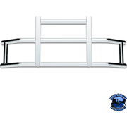 HIGHWAYSHIELD I25 R-304 STAINLESS STEEL GRILLE GUARD & BRACKET KIT (Choose Kit) HIGHWAYSHIELD FL Cascadia (08-17),KW T680 (13-21),PB 579 (12-21) 587 (10-16) KW T660 (08-17),Volvo VNL (03-17),International LT (18+)  Prostar (06-17),FL Cascadia (18+),Volvo VNL (18+),KW T680/PB 579 (22+) Light Gray