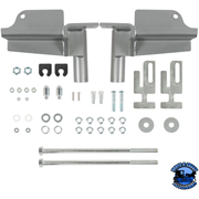 HIGHWAYSHIELD I25-304 STAINLESS STEEL GRILLE GUARD & BRACKET KIT (Choose Kit) HIGHWAYSHIELD FL Cascadia (08-17),KW T680 (13-21),PB 579 (12-21)  587 (10-16) KW T660 (08-17),Volvo VNL (03-17),International LT (18+) Prostar (06-17),FL Cascadia (18+),Volvo VNL (18+),KW T680/PB 579 (22+) Light Slate Gray