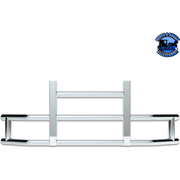 HIGHWAYSHIELD I25-304 STAINLESS STEEL GRILLE GUARD & BRACKET KIT (Choose Kit) HIGHWAYSHIELD FL Cascadia (08-17),KW T680 (13-21),PB 579 (12-21)  587 (10-16) KW T660 (08-17),Volvo VNL (03-17),International LT (18+) Prostar (06-17),FL Cascadia (18+),Volvo VNL (18+),KW T680/PB 579 (22+) Light Gray