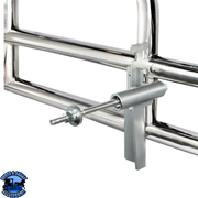 HIGHWAYSHIELD I20-304 STAINLESS STEEL GRILLE GUARD & BRACKET KIT (Choose Kit) HIGHWAYSHIELD FL Cascadia (08-17),KW T680 (13-21),PB 579 (12-21) 587 (10-16) KW T660 (08-17),Volvo VNL (03-17),International LT (18+)  Prostar (06-17),FL Cascadia (18+),Volvo VNL (18+),KW T680/PB 579 (22+) Gray