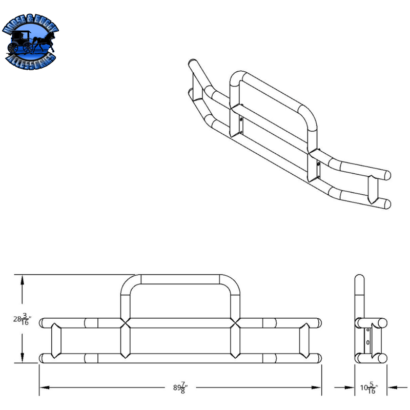 HIGHWAYSHIELD I15-304 STAINLESS STEEL GRILLE GUARD & BRACKET KIT (Choose Kit) HIGHWAYSHIELD FL Cascadia (08-17),KW T680 (13-21),PB 579 (12-21) 587 (10-16) KW T660 (08-17),Volvo VNL (03-17),International LT (18+)  Prostar (06-17),FL Cascadia (18+),Volvo VNL (18+),KW T680/PB 579 (22+) Lavender