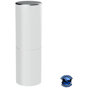 33MM X 6-1/2" CHROME PLASTIC TALL CYLINDER NUT COVER - THREAD-ON (10 PCS) #10370 NUT COVER Light Gray