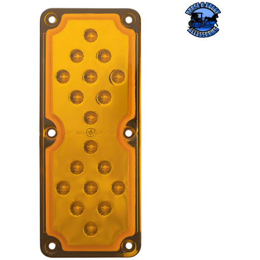 18 LED WEST COAST MIRROR LIGHT (BULK) #86502B Mirror Dark Goldenrod