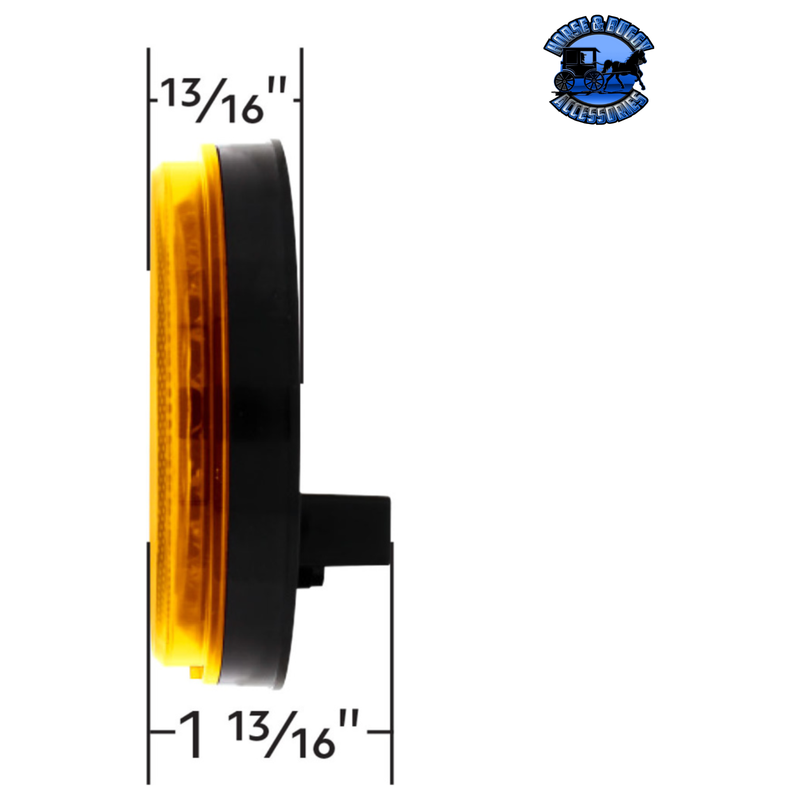 24 LED 4" MIRAGE LIGHT (TURN SIGNAL) (Choose Lens Color) TURN SIGNAL Amber,Clear Goldenrod