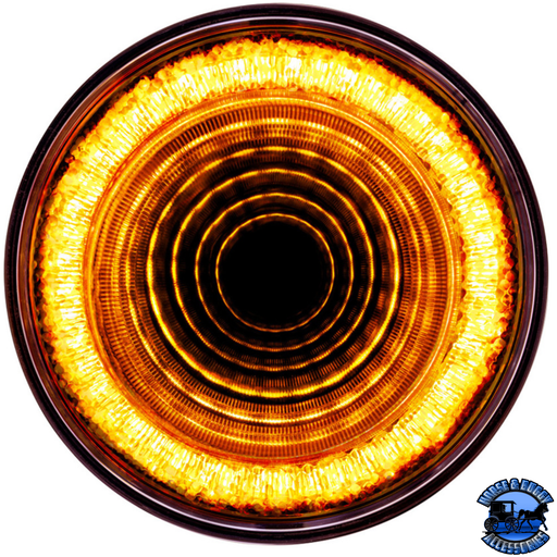 24 LED 4" MIRAGE LIGHT (TURN SIGNAL) (Choose Lens Color) TURN SIGNAL Amber Black
