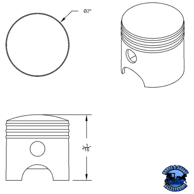 1/2"-13 THREAD-ON PISTON GEARSHIFT KNOB #70167 Knob Dark Slate Gray