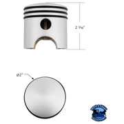 1/2"-13 THREAD-ON PISTON GEARSHIFT KNOB #70167 Knob Light Gray