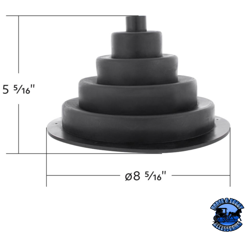 RUBBER SHIFTER BOOT FOR KENWORTH W900/T600/T800/C500 (OE part number: K04245) #91039 SHIFTER Dark Slate Gray