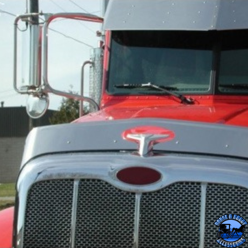 430 STAINLESS STEEL BUG SHIELD FOR PETERBILT 386 #29002 BUG SHIELD Dark Slate Gray