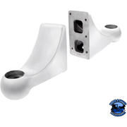 Polished L Shape Headlight Bracket (Pair) #30438 HEADLIGHT Light Gray