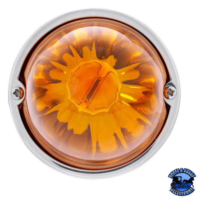 STAR-BURST GLASS WATERMELON LIGHT FLUSH MOUNT KIT (Choose LED Color) (Choose Lens Color)