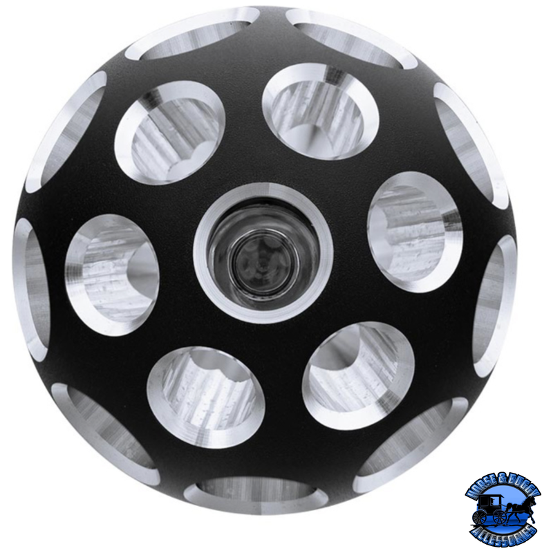 THREAD-ON PHOENIX STYLE BALL GEARSHIFT KNOB WITH LED 9/10 SPEED ADPATER (Choose Color) (Choose LED Color) SHIFTER Matte Black / Blue,Matte Black / Red,Matte Black / Amber,Matte Black / White,Matte Black / Green,Matte Black / Purple,Clear Anodized / Blue,Clear Anodized / Red,Clear Anodized / Amber,Clear Anodized / White,Clear Anodized / Green,Clear Anodized / Purple Light Gray