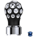 Light Gray THREAD-ON PHOENIX STYLE BALL GEARSHIFT KNOB WITH LED 9/10 SPEED ADPATER (Choose Color) (Choose LED Color) SHIFTER Matte Black / Blue,Matte Black / Red,Matte Black / Amber,Matte Black / White,Clear Anodized / Blue,Clear Anodized / Red,Clear Anodized / Amber,Clear Anodized / White