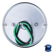 STAR-BURST GLASS WATERMELON LIGHT FLUSH MOUNT KIT (Choose LED Color) (Choose Lens Color) watermelon glass lens Amber / Amber,Amber / Dark Amber,Amber / Clear,Red / Red,Red / Clear,White / Clear Light Gray