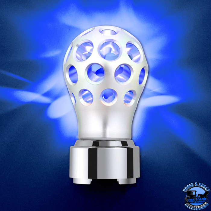 Light Gray THREAD-ON PHOENIX STYLE BALL GEARSHIFT KNOB WITH LED 9/10 SPEED ADPATER (Choose Color) (Choose LED Color) SHIFTER Matte Black / Blue,Matte Black / Red,Matte Black / Amber,Matte Black / White,Clear Anodized / Blue,Clear Anodized / Red,Clear Anodized / Amber,Clear Anodized / White