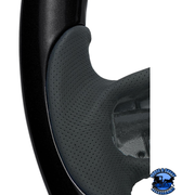 18" YOURGRIP WOOD CANDY COLOR STEERING WHEEL FOR 2012-2021 PB 579 & 2013-2021 KW T680 (Choose Color) steering wheel Black,Blue,Green,Orange,Red,White Dark Slate Gray