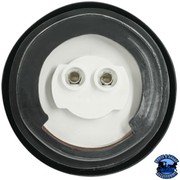 3 LED 2" ROUND LOW PROFILE LIGHT (CLEARANCE/MARKER) (Choose Grommet) (Choose Color) LED Circular Light With,Without Light Gray