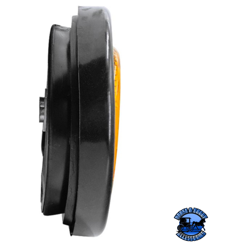 3 LED 2" ROUND LOW PROFILE LIGHT (CLEARANCE/MARKER) (Choose Grommet) (Choose Color) LED Circular Light With,Without Dark Slate Gray