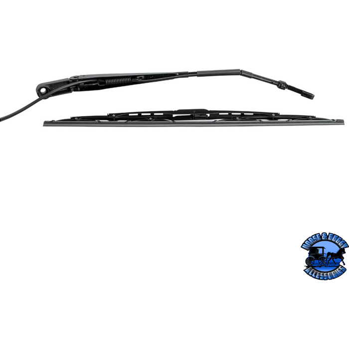 Dark Slate Gray WIPER ARM ASSEMBLY WITH WIPER BLADE FOR PETERBILT TRUCKS #73002 Wiper Arm