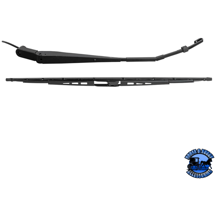 Dark Slate Gray WIPER ARM ASSEMBLY WITH WIPER BLADE FOR PETERBILT TRUCKS #73002 Wiper Arm