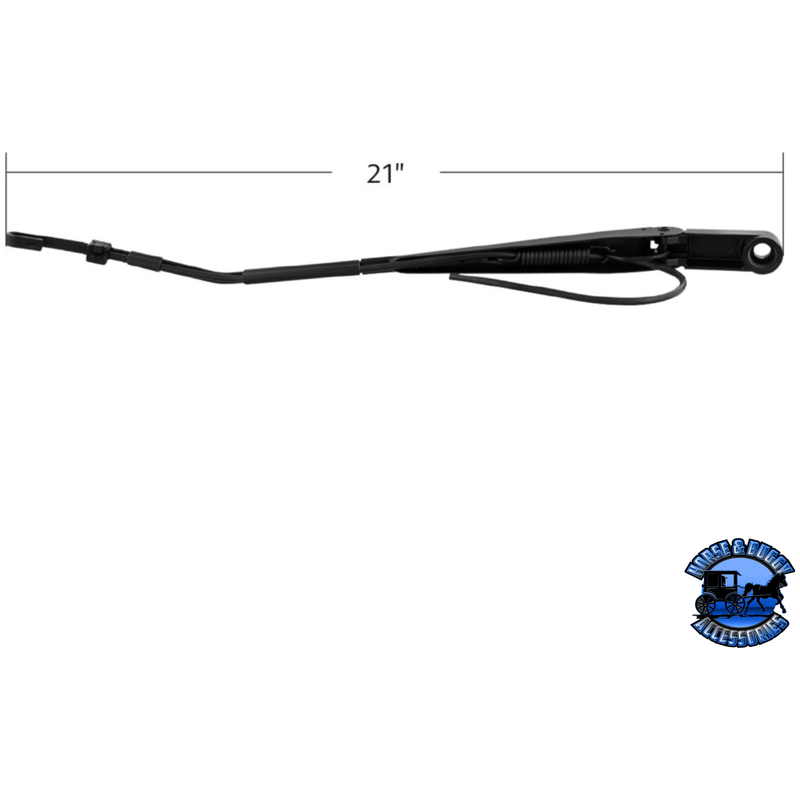 WIPER ARM ASSEMBLY FOR 2012-2018 PETERBILT 587 #73003 Wiper Arm Black