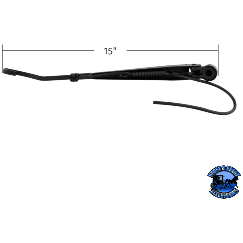 WIPER ARM ASSEMBLY FOR 2010-2022 PETERBILT 337 & 348 #73001 Wiper Arm Black