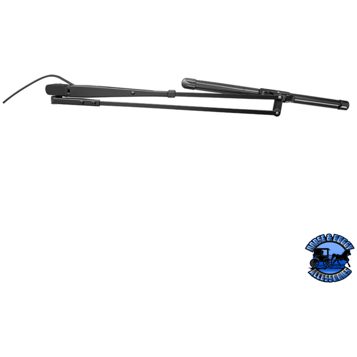 Dark Slate Gray WIPER ARM ASSEMBLY WITH WIPER BLADE FOR 2007-2020 KENWORTH W900 (Choose Side) Wiper Arm Driver's Side