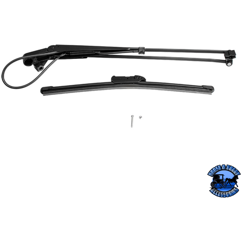 WIPER ARM ASSEMBLY WITH WIPER BLADE FOR 2007-2020 KENWORTH W900 Aero Cab  (Choose Side) Wiper Arm Driver's Side,Passenger's Side Dark Slate Gray