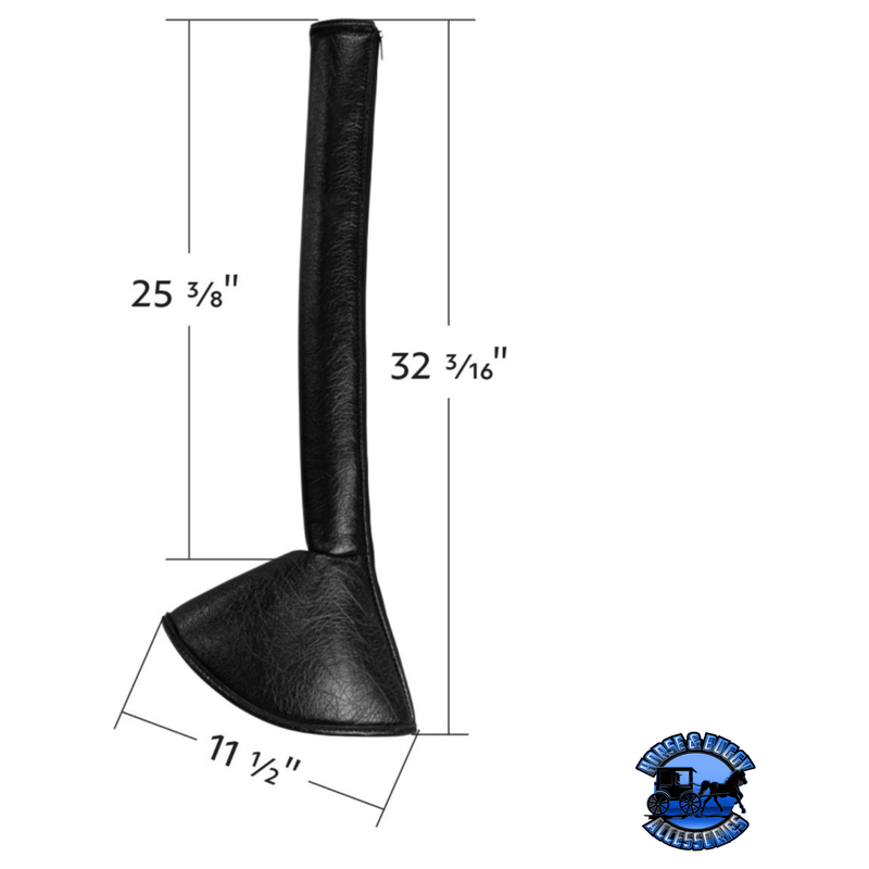 30" VINYL SHIFTER BOOT - BLACK #91011 SHIFTER Black