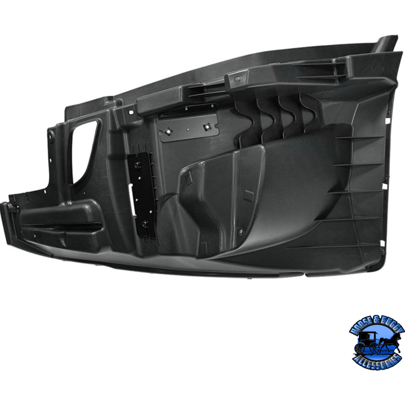 BUMPER REINFORCEMENT WITH WHEEL AERO TRIM HOLES FOR 2018-2024 FREIGHTLINER CASCADIA (Choose Side) Bumper Reinforcement Driver's Side,Passenger's Side Dark Slate Gray