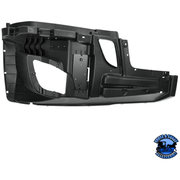 BUMPER REINFORCEMENT WITH FOG LIGHT & WHEEL AERO TRIM HOLES FOR 2018-2024 FREIGHTLINER CASCADIA (Choose Side) Bumper Reinforcement Passenger's Side Dark Slate Gray