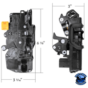 DOOR LATCH ASSEMBLY FOR PETERBILT (5 PIN MOTOR) (Choose Side) Latch Driver's Side,Passenger's Side Dark Slate Gray